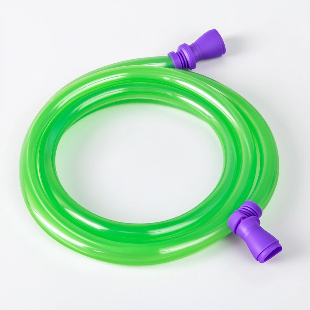 Ponyx Jump Rope for Kids & Students - Durable Lightweight Skipping Rope for PE Class & Fitness - Adjustable Length - Neon Colors - Purple/Green