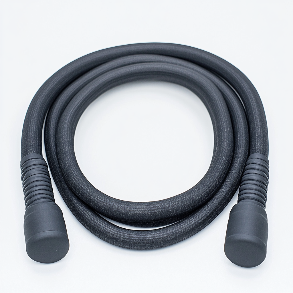 Ponyx Weighted Jump Rope for Exercise - 1lb Heavy Speed Rope with Foam Handles - Fat Burning Cardio Workout - Total Body Strength Training - Black