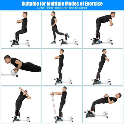 Premium All-In-One Home Gym Squat Machine Equipment W/ Anti-Skid Pads