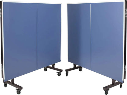 Inside Professional MDF Indoor Ping Pong Table with Quick Clamp Table Tennis Net and Post Set - 10 Minute Easy Assembly - Tournament Quality - Foldable with Single Player Playback Mode