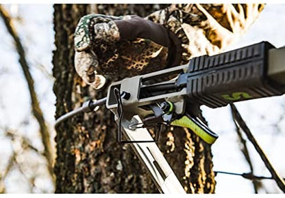 Summit Viper SD Climbing Treestand – Lightweight Aluminum, Foam Padded Seat, 300 lbs Capacity, Includes Safety Harness