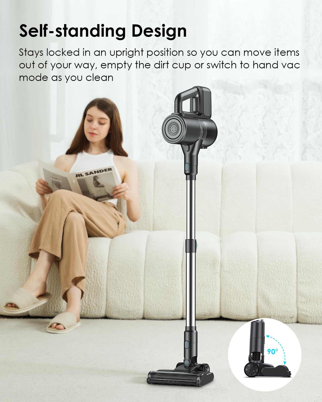 VersLife Cordless 2-in-1 Vacuum Cleaner & Mop Combo