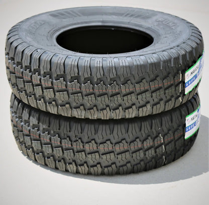 Pair of 2 (TWO) Haida Puma HD818 LT 235/75R15 104/101S Load C 6 Ply MT M/T Mud Tires