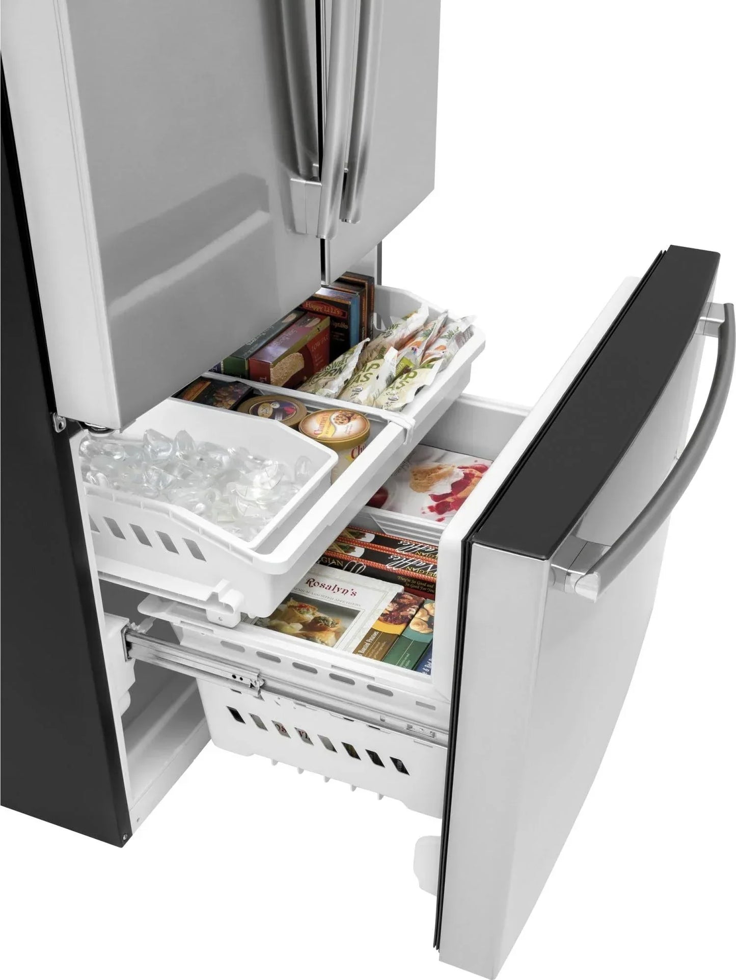 GE 27.0 Cu. ft. Fingerprint Resistant Stainless Steel French Door Refrigerator