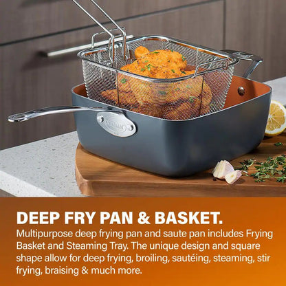 Gotham Steel 20-Piece Cookware and Bakeware Set in Graphite