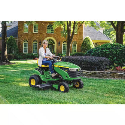 John Deere S100 42-in Riding Lawn Mower 17.5-HP Gas Hydrostatic Drive