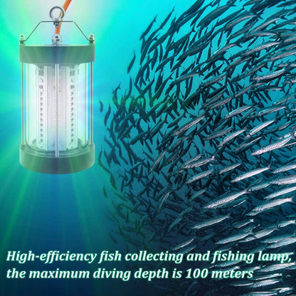 NS 500W LED Underwater Fishing Light 35,000 Lumen Night Fish Attracting Light IP68 Waterproof AC110V